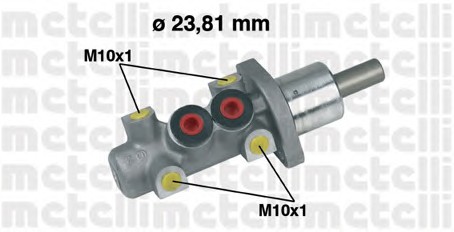 Главный тормозной цилиндр METELLI 05-0247