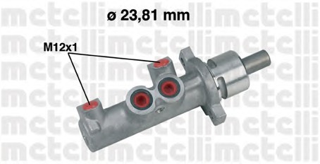 Главный тормозной цилиндр METELLI 05-0366