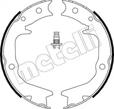 Комплект тормозных колодок стояночной тормозной системы METELLI 53-0265