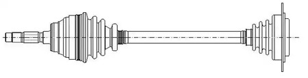 Приводной вал METELLI 17-0241