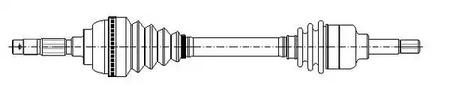 Приводной вал METELLI 17-0351