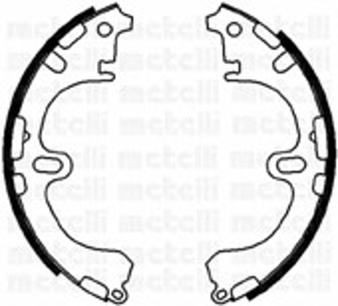 Комплект тормозных колодок METELLI 53-0433