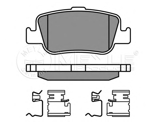 Тормозные колодки MEYLE 025 246 6415/W