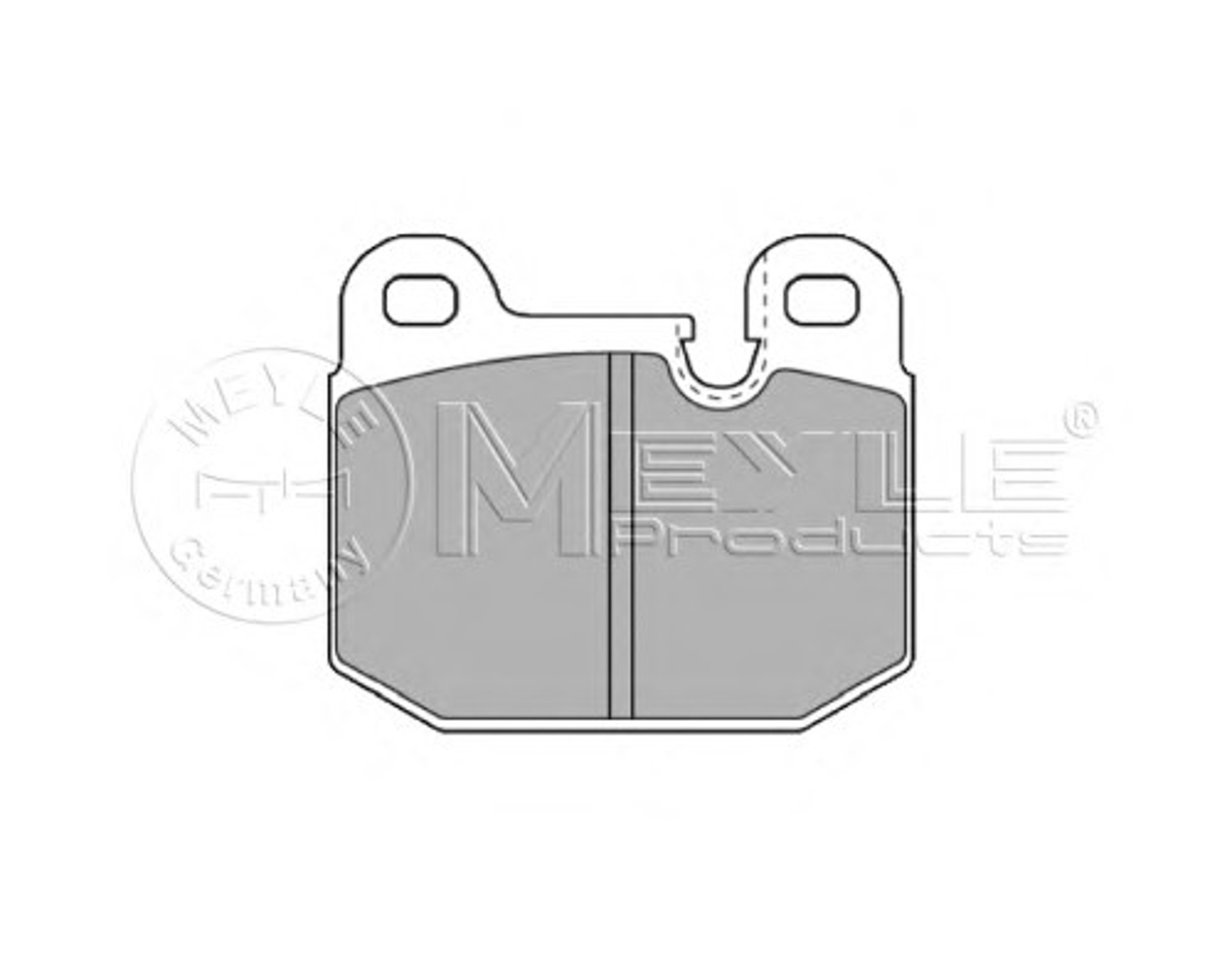 Колодки тормозные дисковые MEYLE 025 205 8816