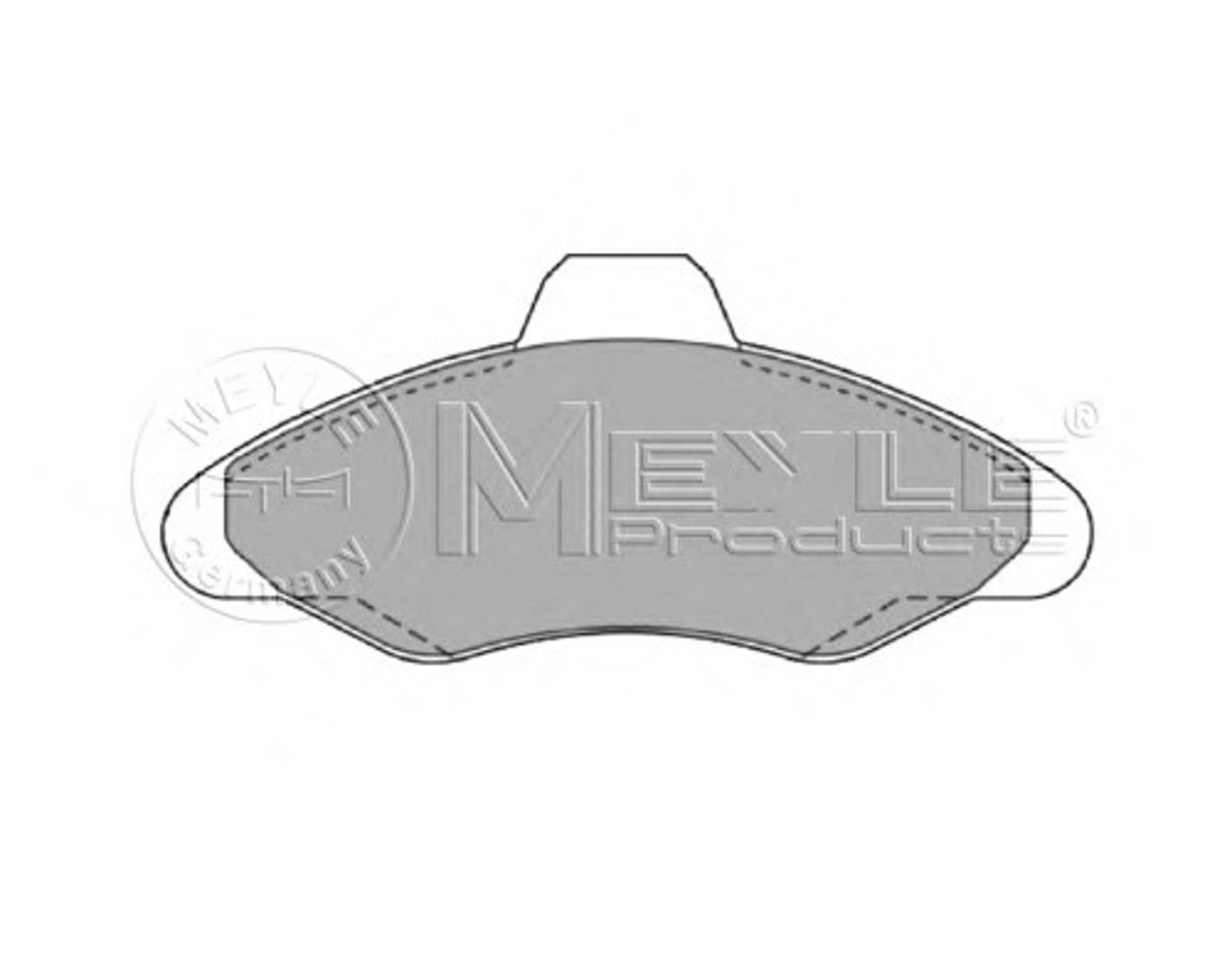 Колодки тормозные дисковые MEYLE 025 211 7118