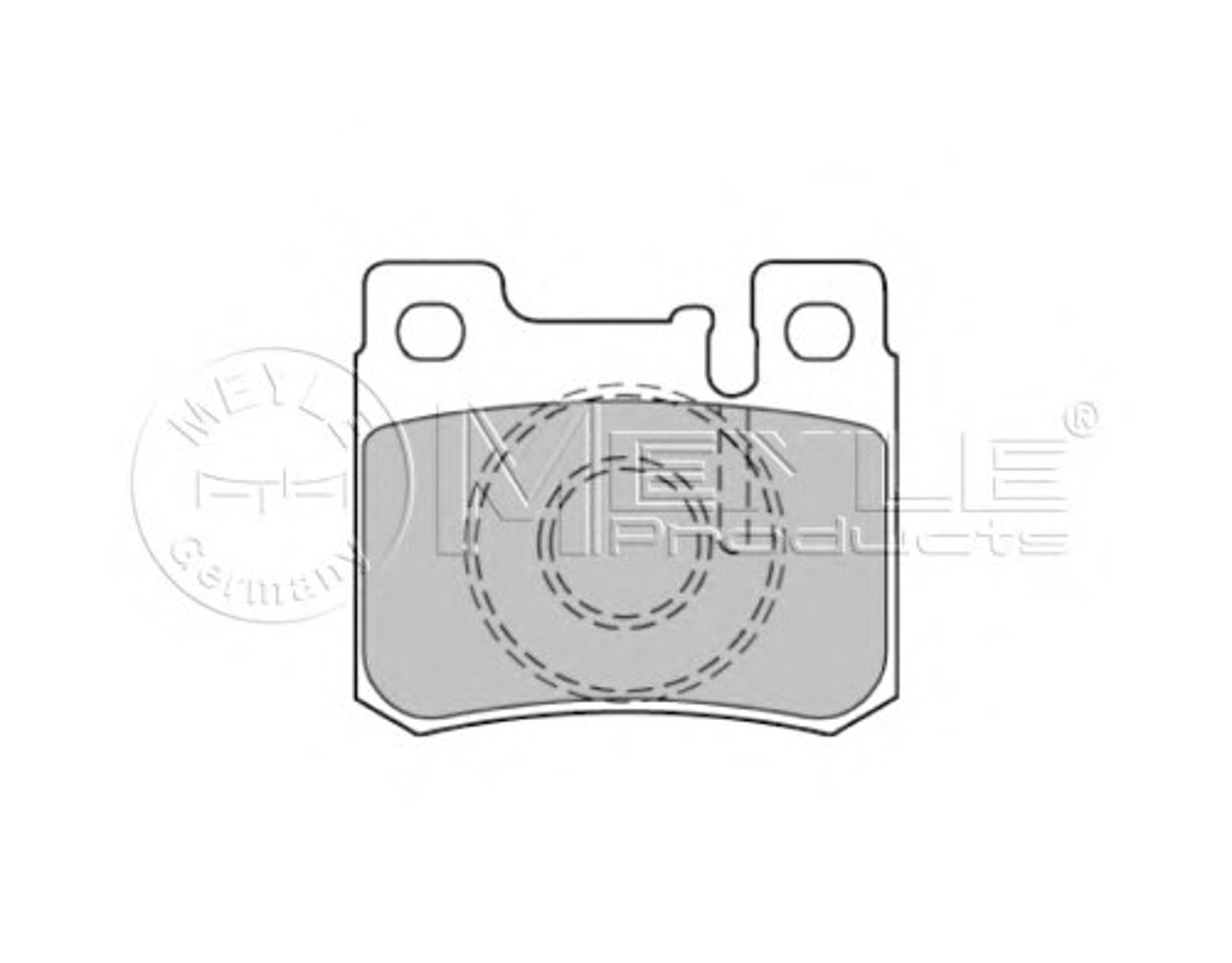 Колодки тормозные дисковые MEYLE 025 213 0115
