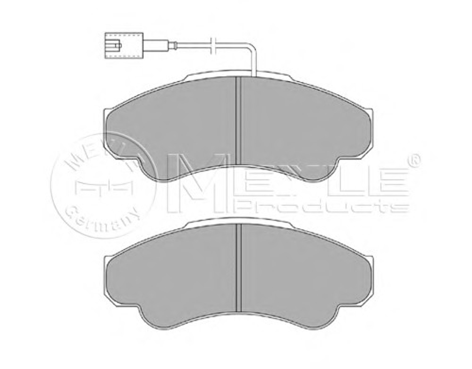 Колодки тормозные дисковые MEYLE 025 239 1919/W
