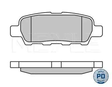 Тормозные колодки MEYLE 025 238 7114/PD