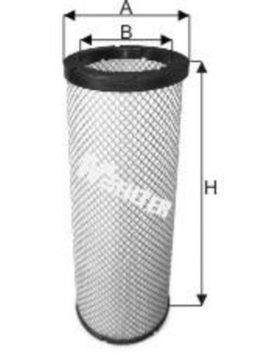 Фильтр возд MFILTER A542/1
