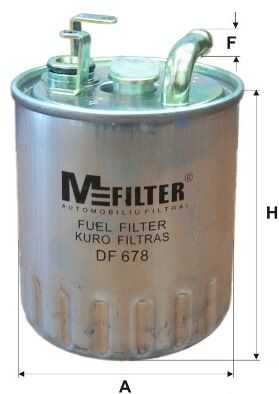Топливный фильтр MFILTER DF678