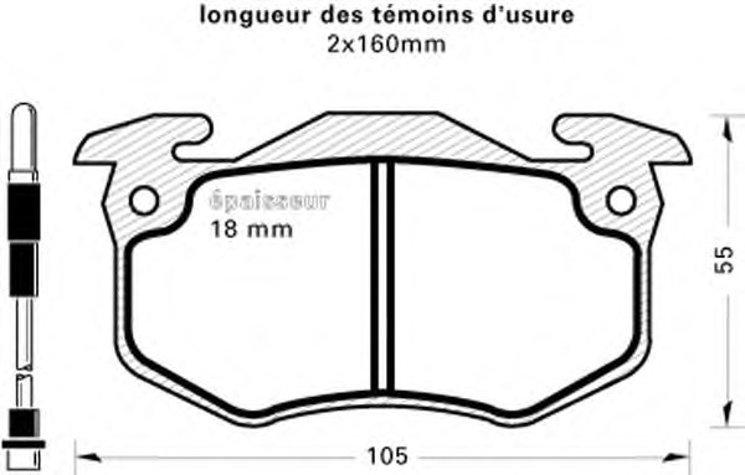 Колодки тормозные дисковые MGA 219
