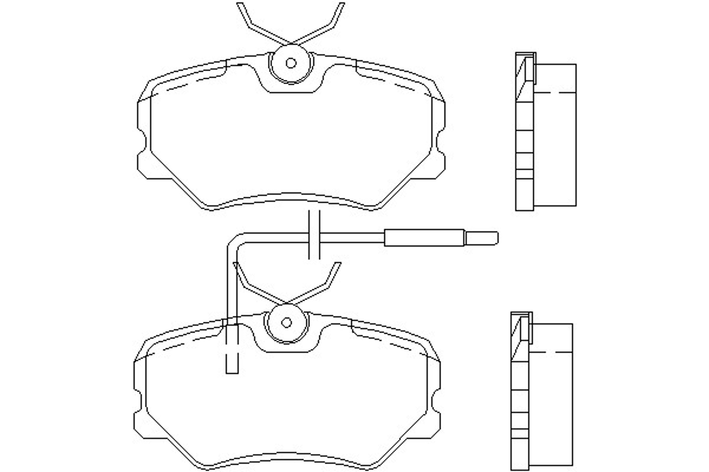 Колодки тормозные дисковые MINTEX MDB1376