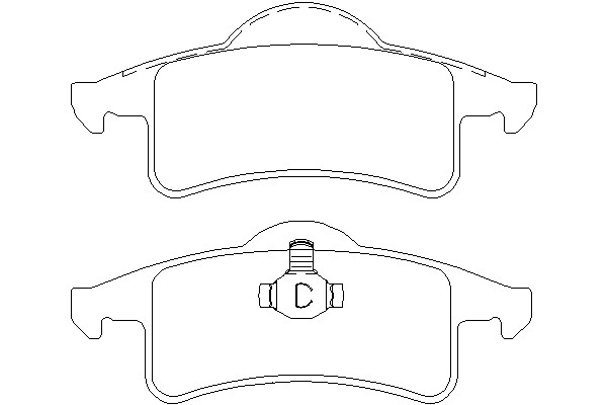 Колодки тормозные дисковые MINTEX MDB2154