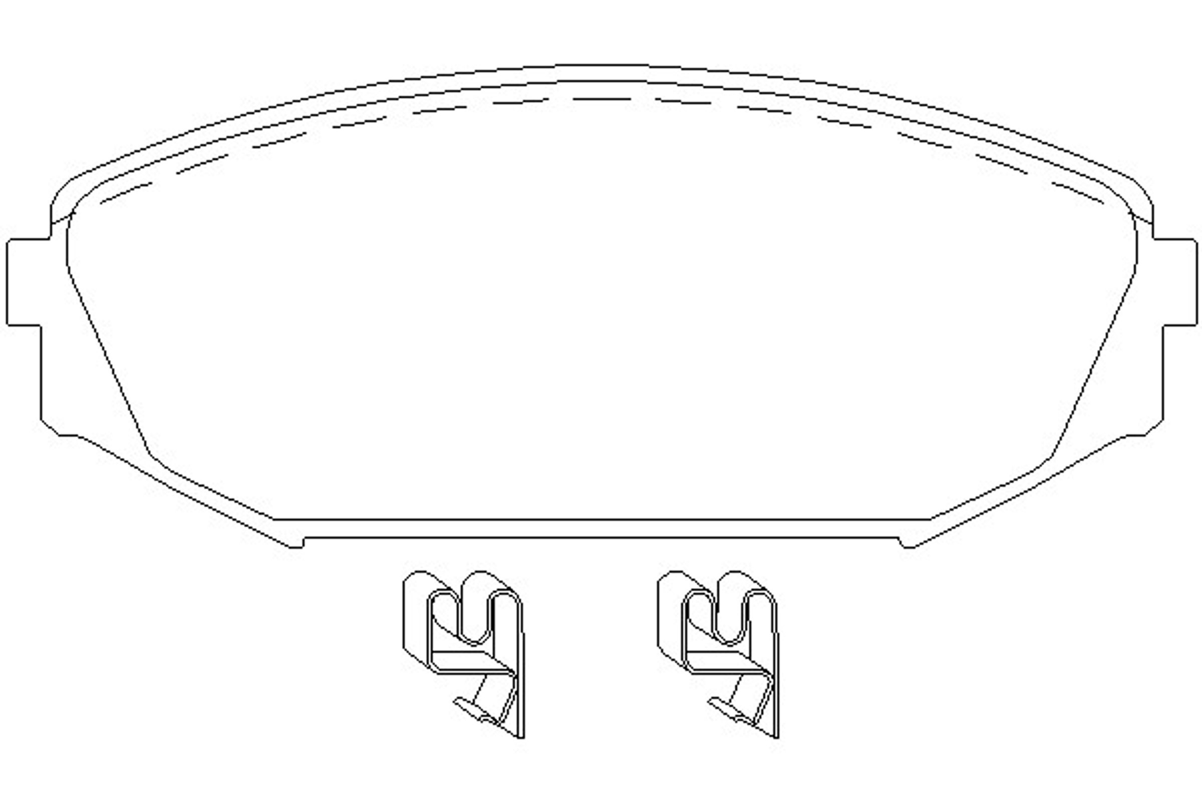 Колодки тормозные дисковые MINTEX MDB2172