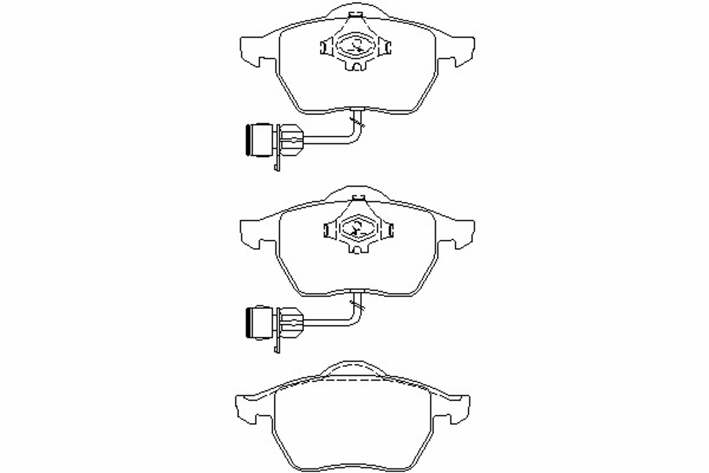 Колодки тормозные дисковые MINTEX MDB2507