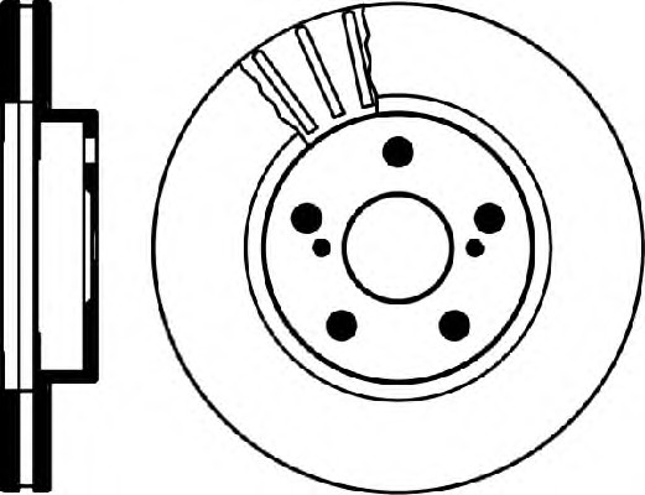 Диск тормозной MINTEX MDC1025