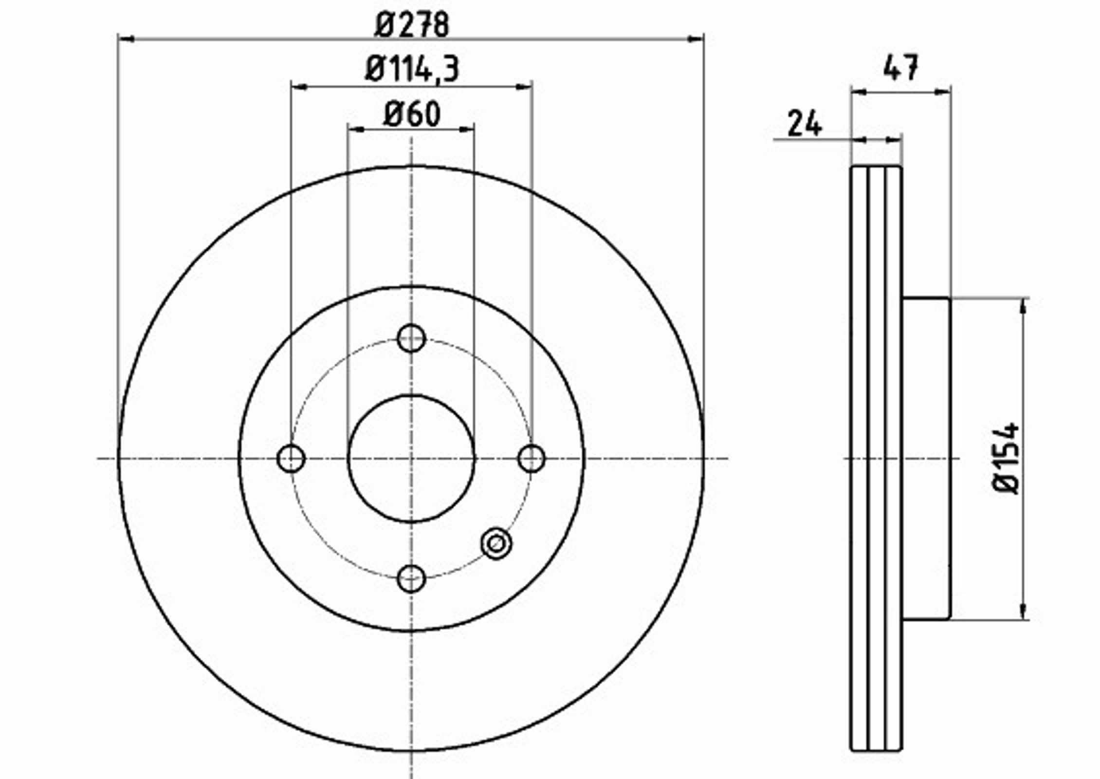 Диск тормозной MINTEX MDC2233
