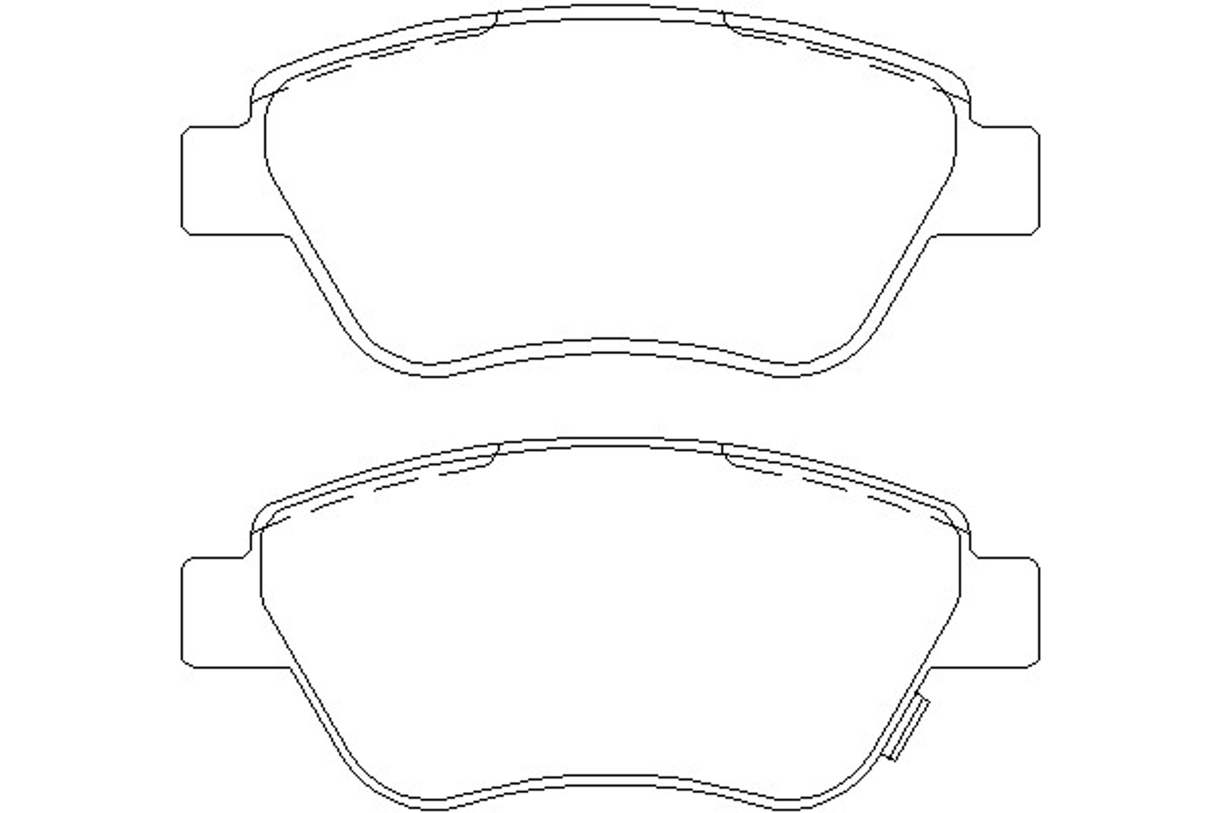 Комплект тормозов дисковый тормозной механизм MINTEX MDK0226