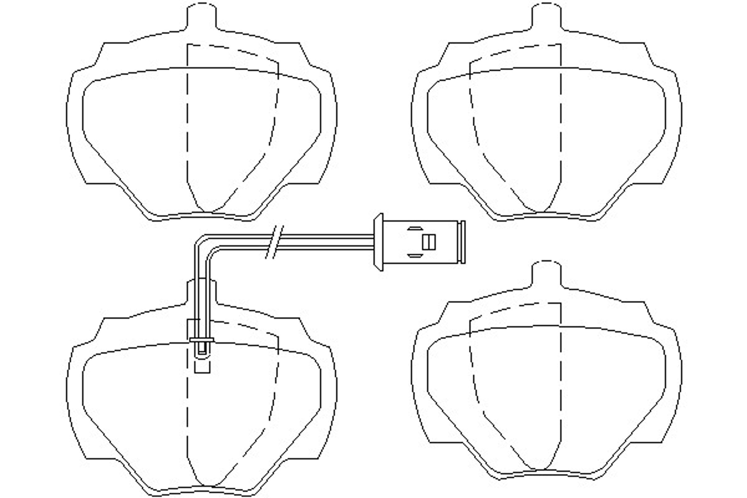Колодки тормозные дисковые MINTEX MLB105