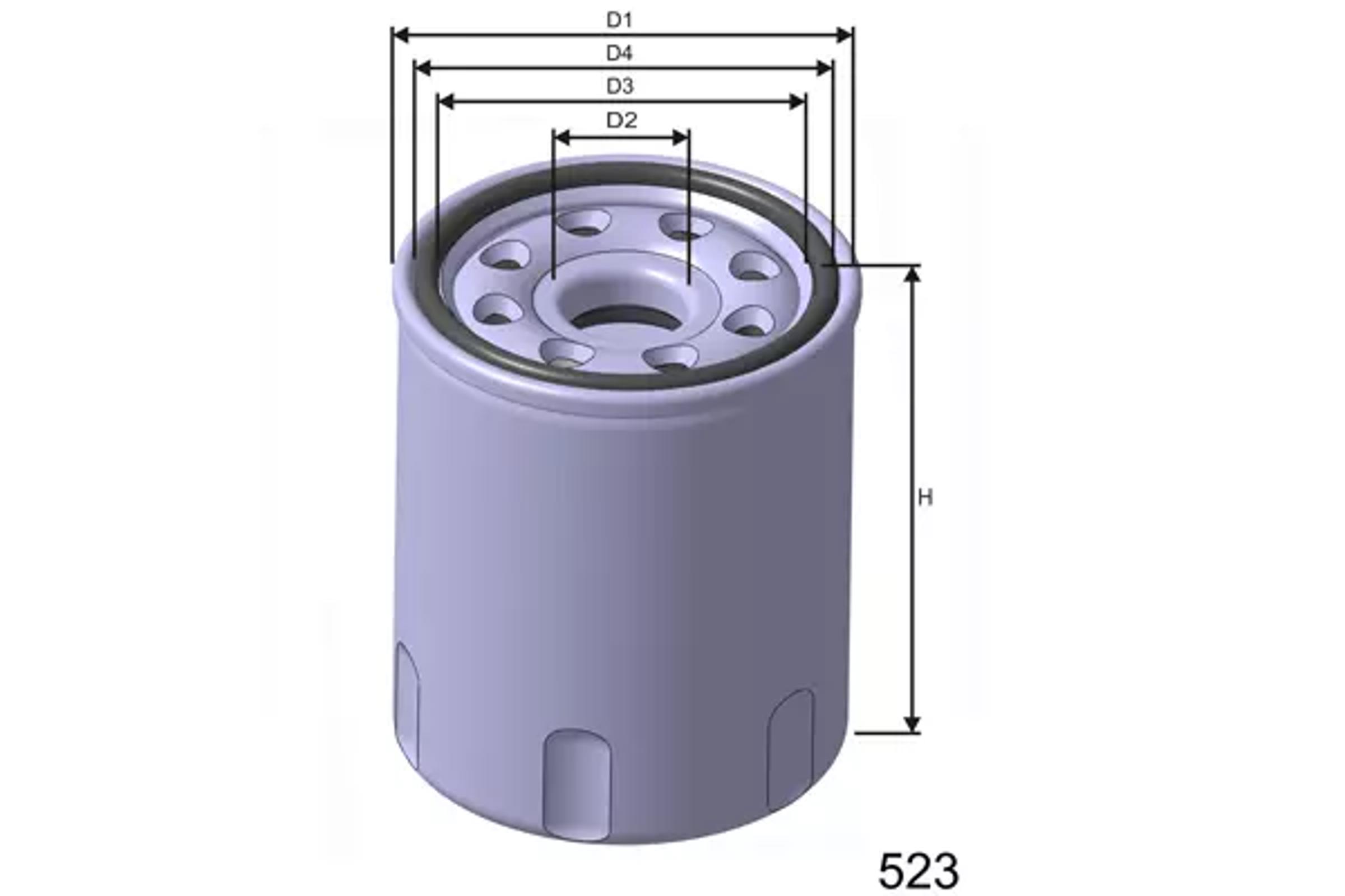 Фильтр масляный MISFAT Z258