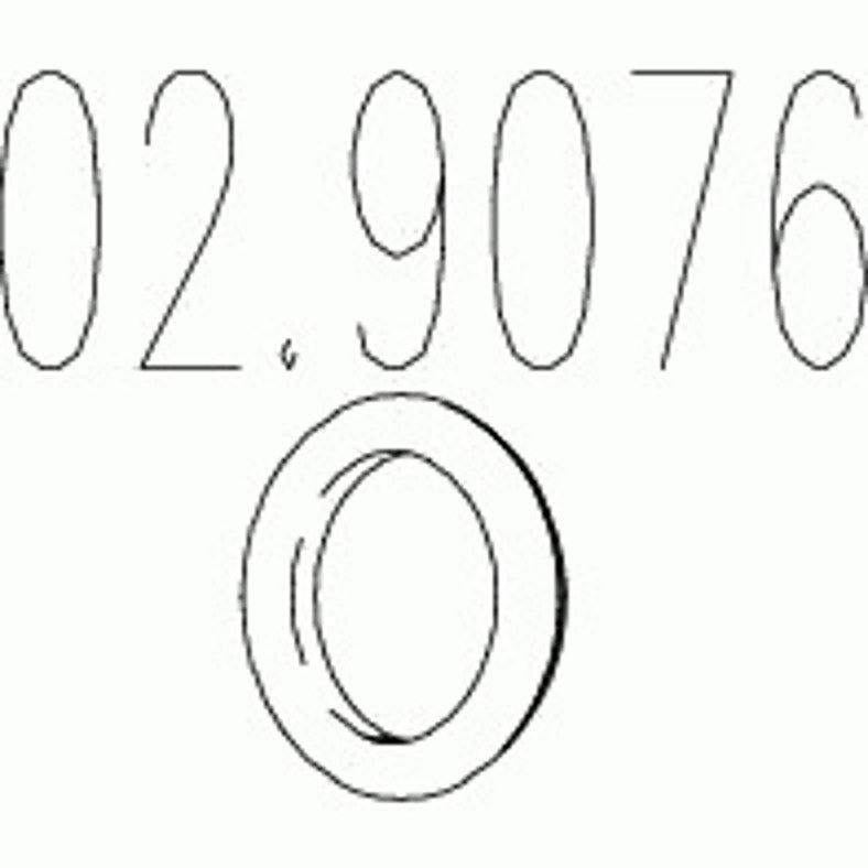 Кронштейн глушитель MTS 02.9076