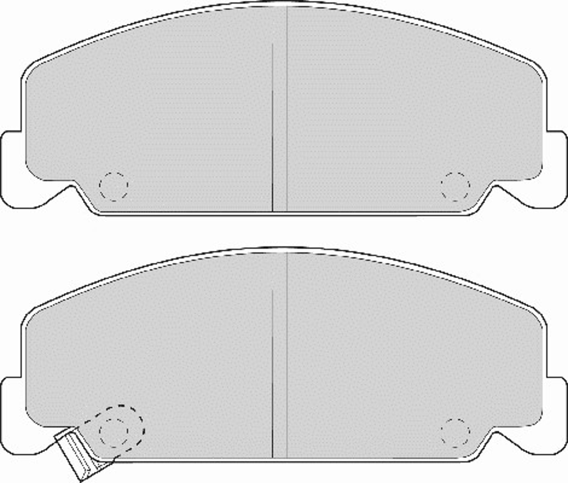 Колодки тормозные дисковые NECTO FD6454A