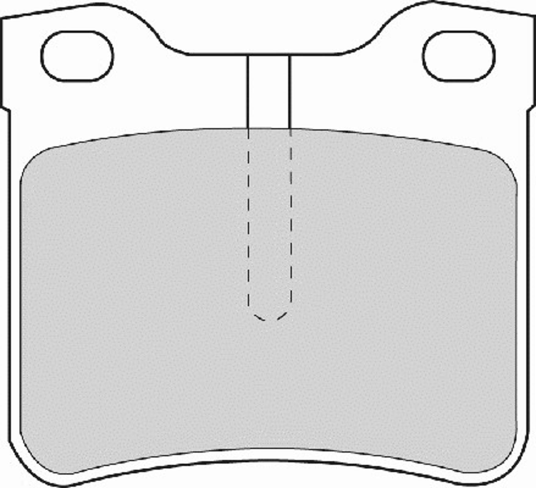 Комплект тормозных колодок дисковый тормоз NECTO FD6677V