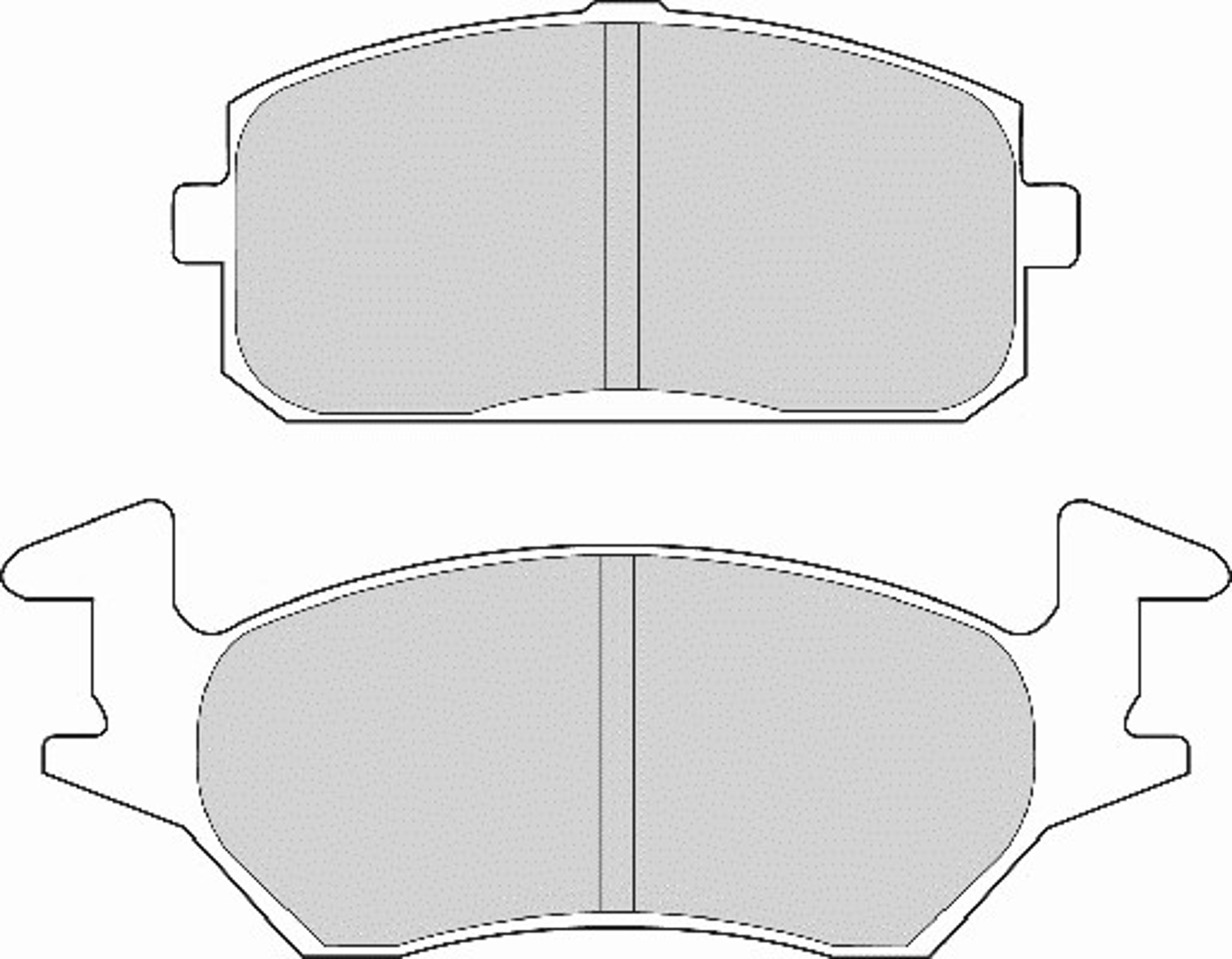 Колодки тормозные дисковые NECTO FD6721A