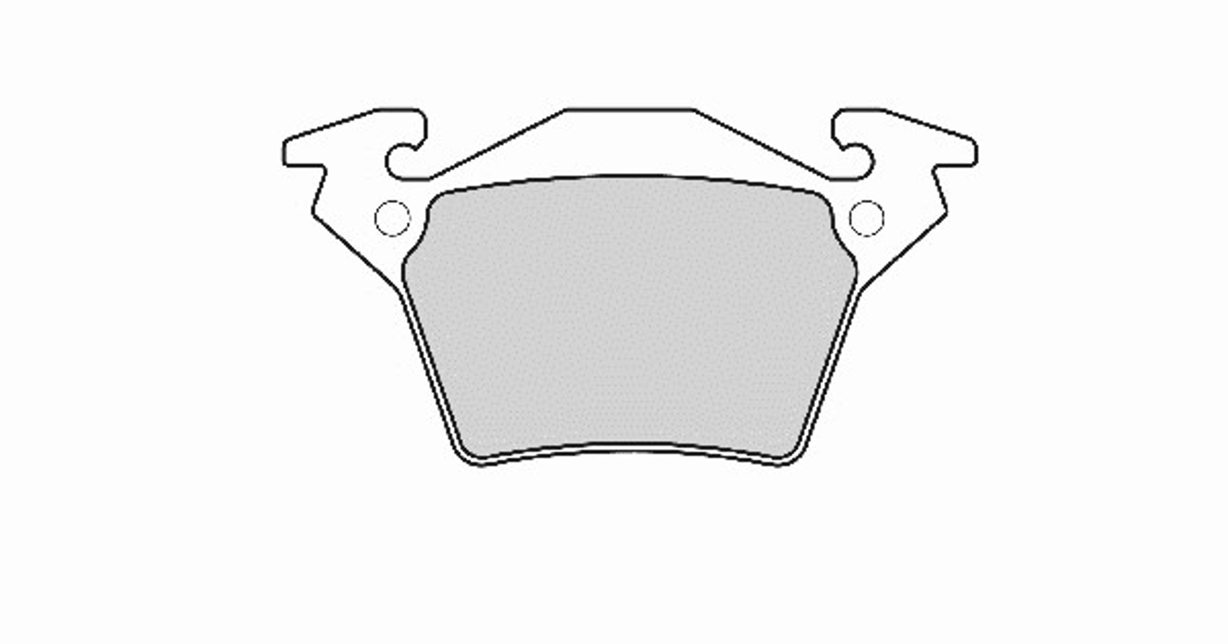 Комплект тормозных колодок дисковый тормоз NECTO FD6783V