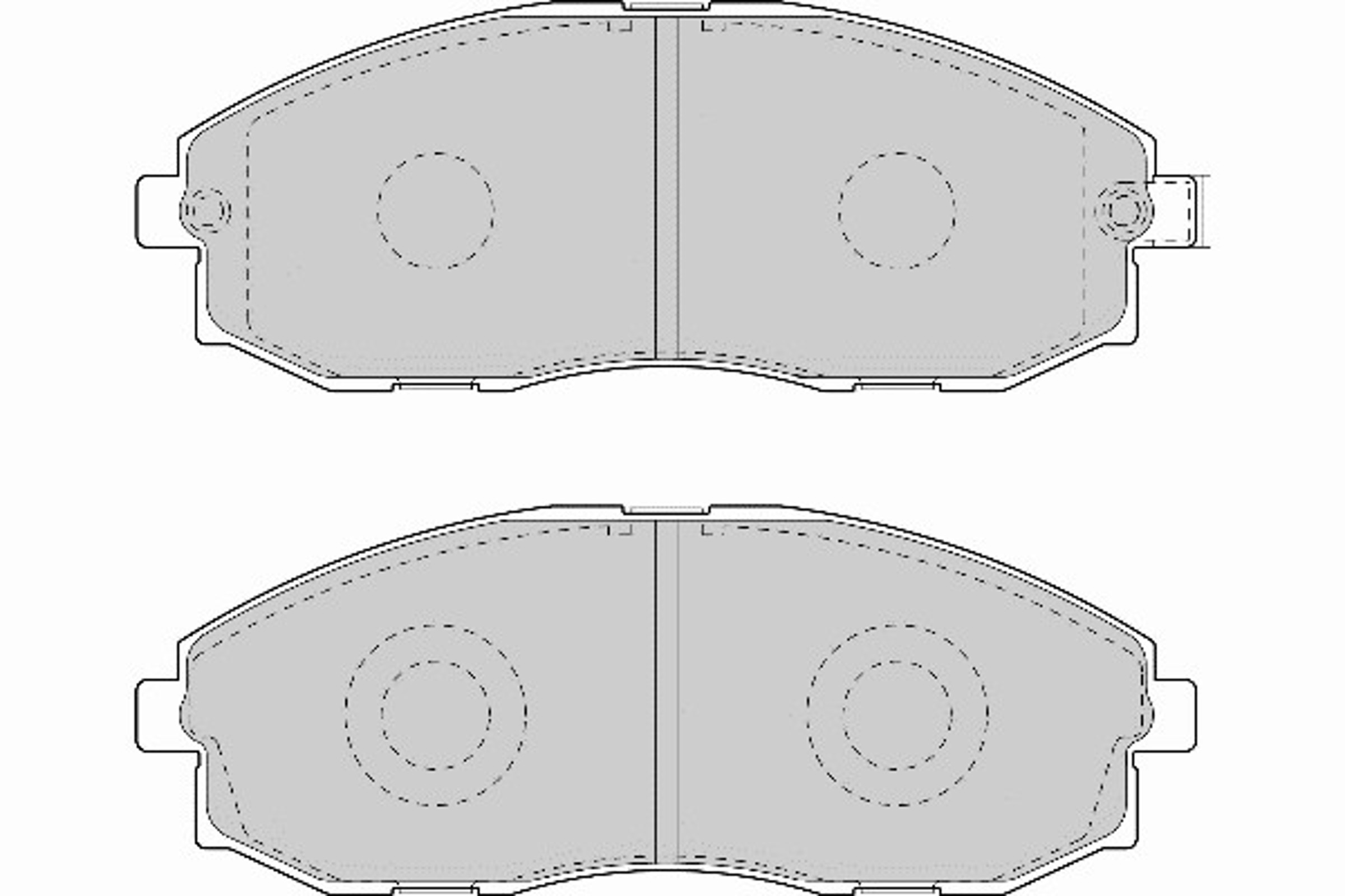 Колодки тормозные дисковые NECTO FD6951V