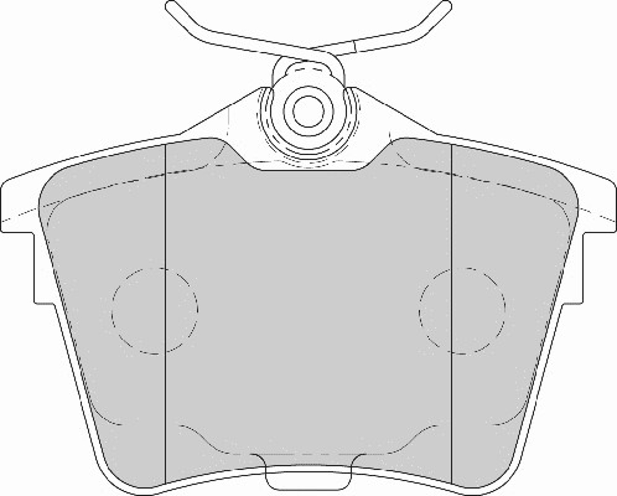 Колодки тормозные дисковые NECTO FD7106A