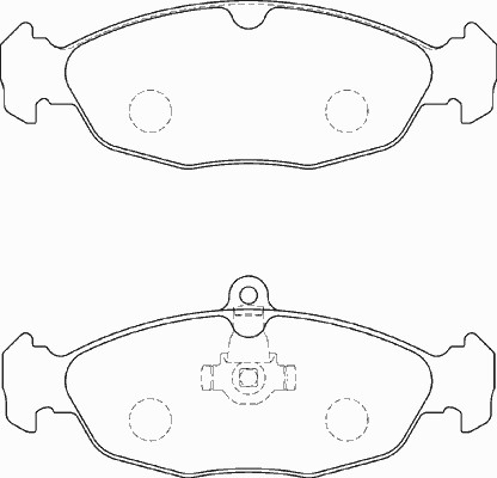 Колодки тормозные дисковые NECTO FD7253A