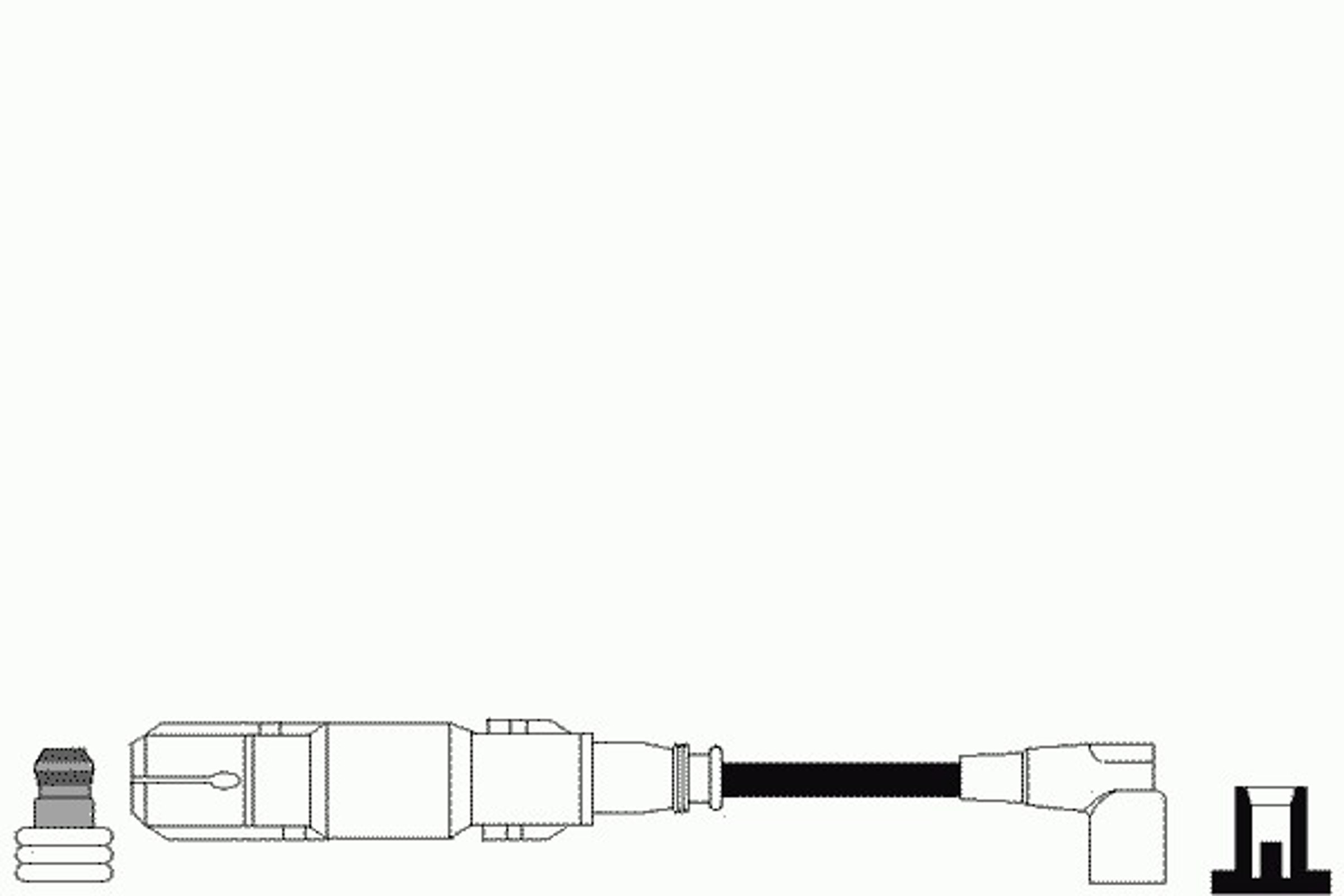 Провод высоковольтный NGK 44098