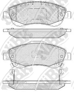 Тормозные колодки NIBK PN8808