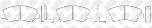 Комплект тормозных колодок дисковый тормоз