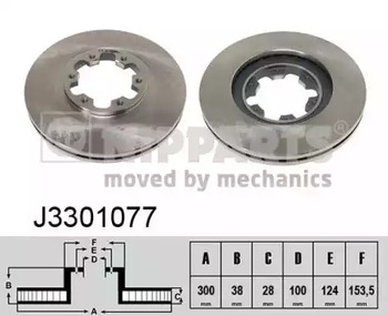 Тормозные диски NIPPARTS J3301077