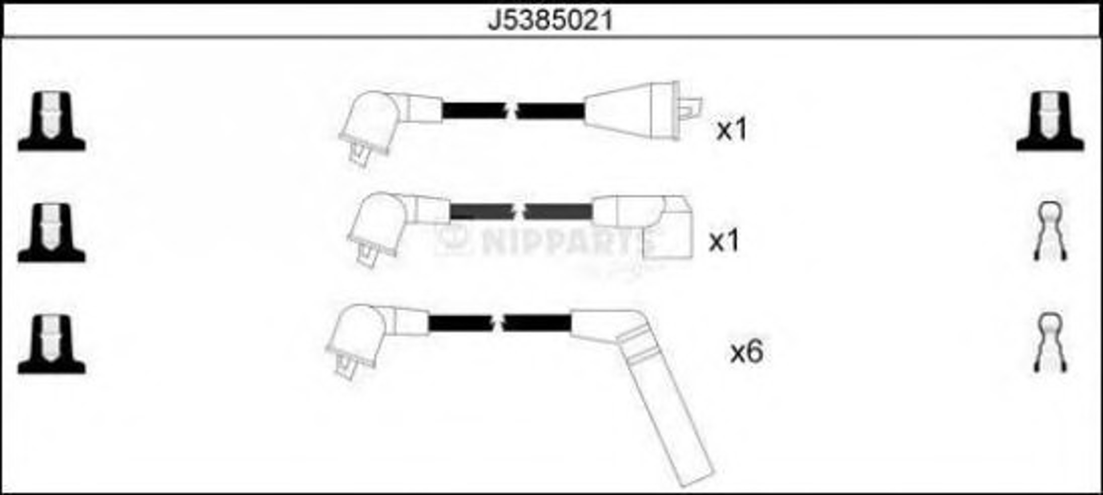 Провод высоковольтный NIPPARTS J5385021
