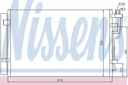 Конденсатор кондиционера NISSENS 940006