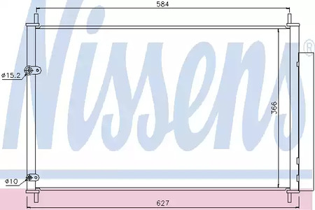 Радиатор кондиционера NISSENS 940037