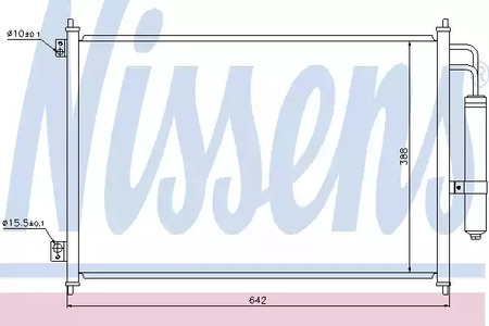 Радиатор кондиционера NISSENS 940121