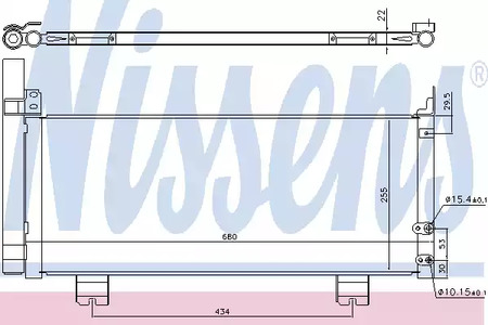 Радиатор кондиционера NISSENS 940571