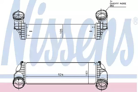Интеркулер NISSENS 96364