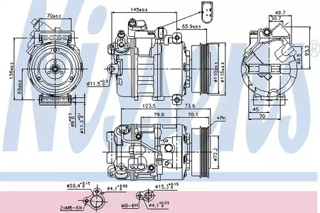 Компрессоры NISSENS 89073