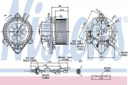 Запчасть NISSENS 87042