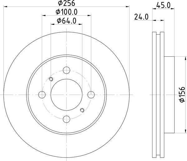 Диск тормозной NISSHINBO ND3020K