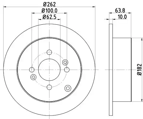 Диск тормозной NISSHINBO ND6064