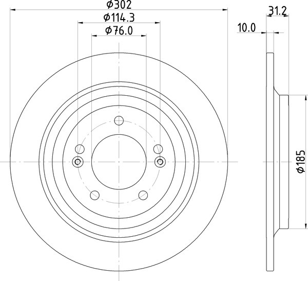 Диск тормозной NISSHINBO ND6096K