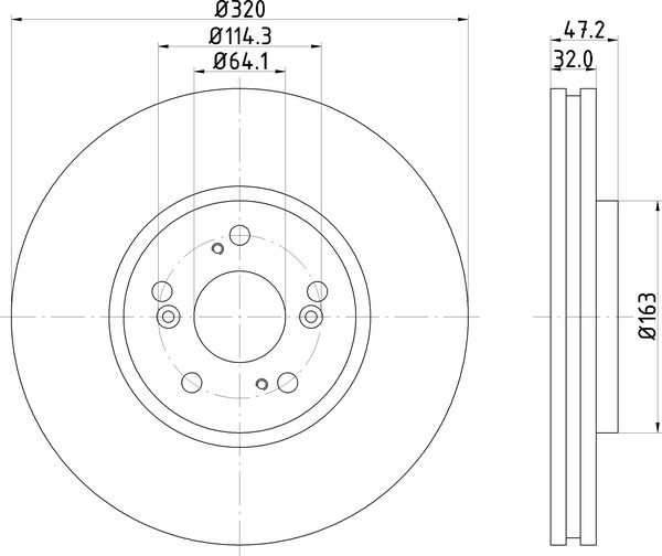 Диск тормозной NISSHINBO ND8034K