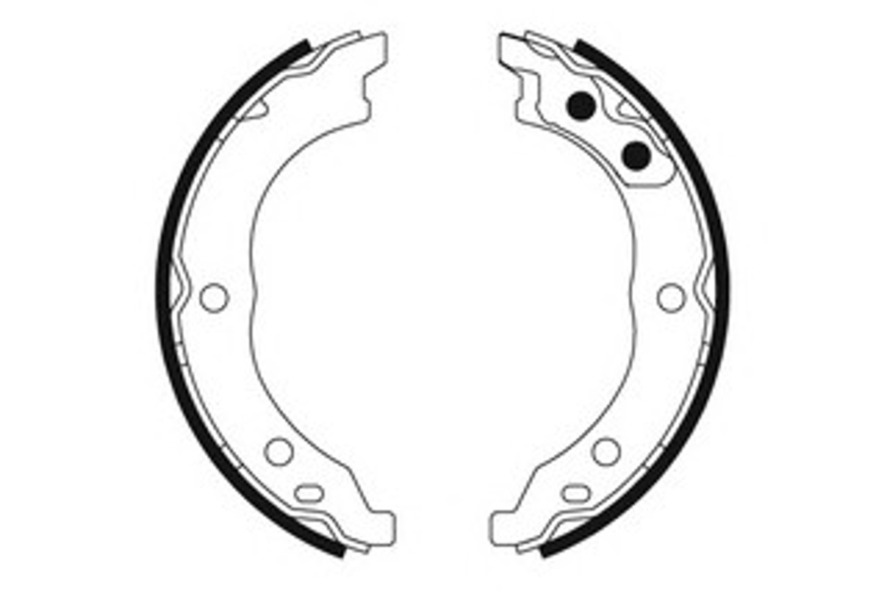 Колодки тормозные барабанные NK 2719734