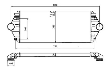 Интеркулер NRF 30803